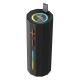 Портативна колонка Bluetooth XO F71 Hidden Carrying Handle Cylinder LED Dazzle Speaker 5W Black